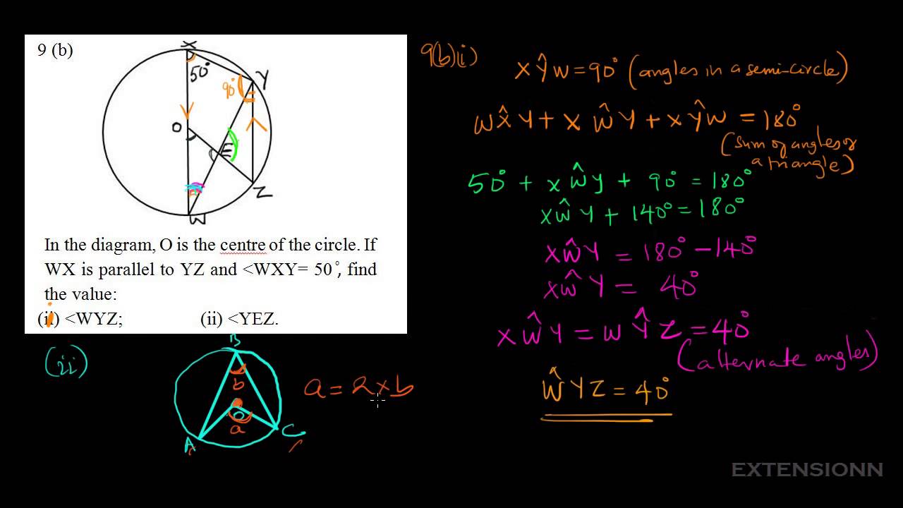 Circle Geometry | Geometry| WASSCE 2014 ques 9b | Learnira