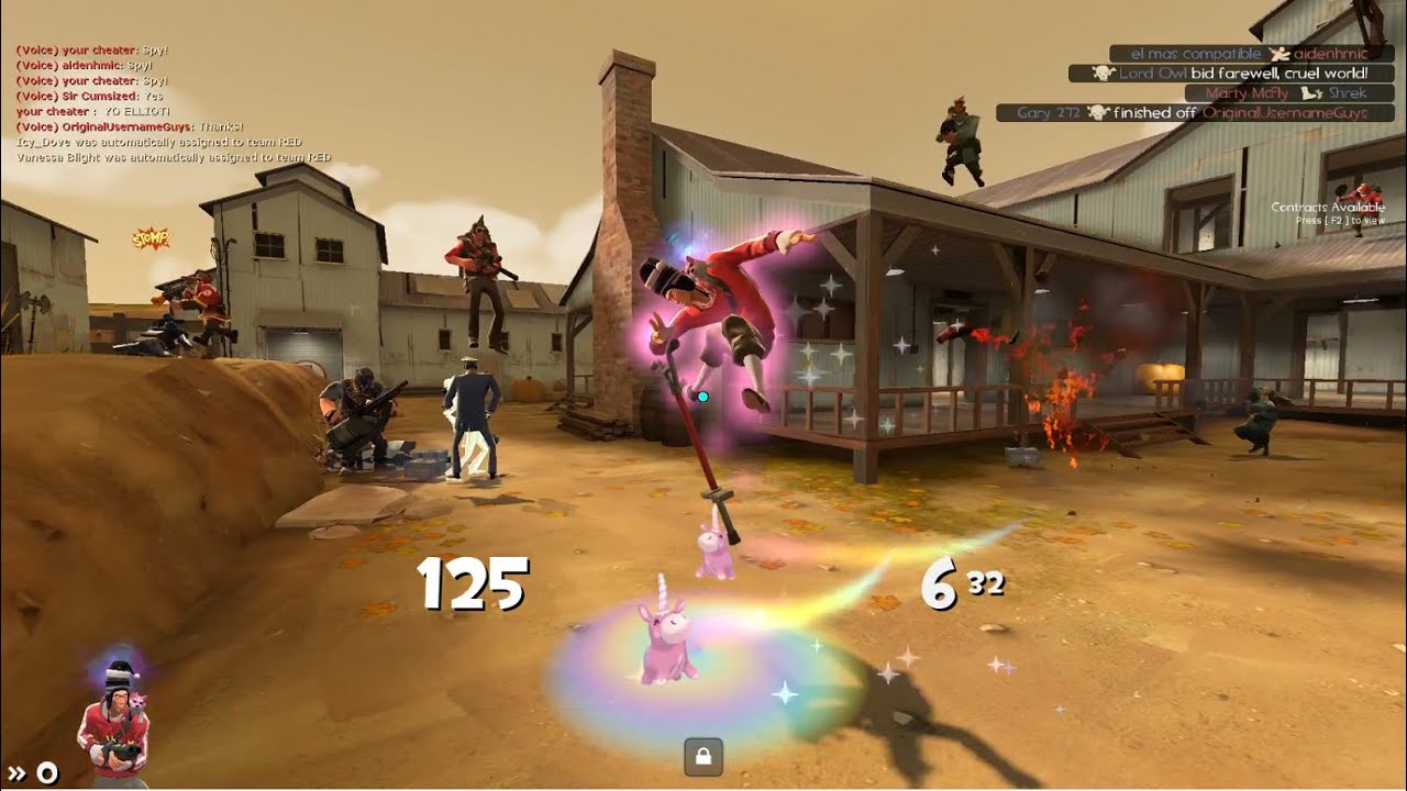 TF2 Scout Gameplay (Casual KOTH Harvest)