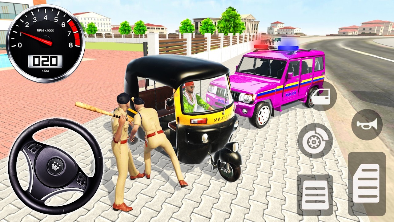 Indian Theft Auto Simulator Franklin Funny Driving - Android & iOS Gameplay 