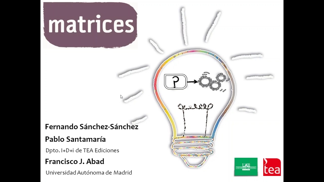 Evaluación de la inteligencia: Matrices y Factor G-R