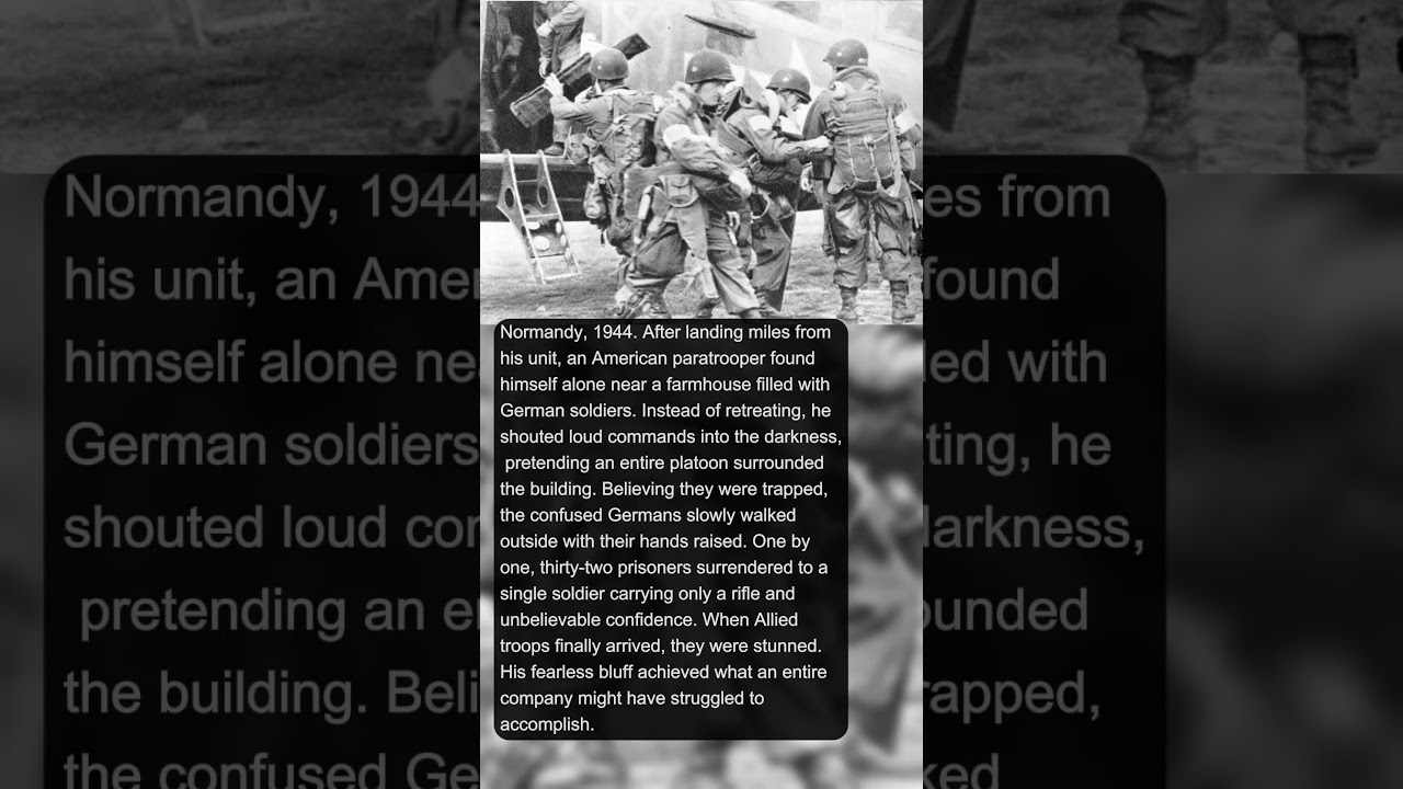 1 Paratrooper Captured 32 German Soldiers With One Bluff | Military History Talks