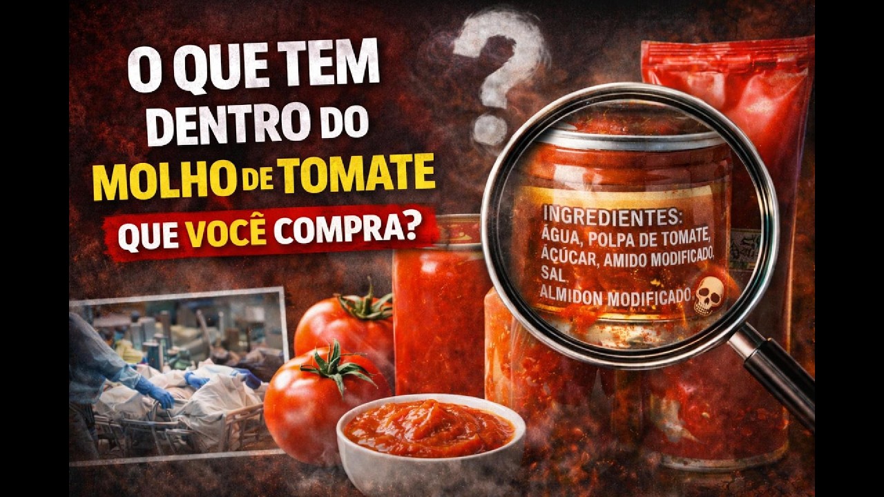 O Que Tem Dentro do Molho de Tomate Que Você Compra?