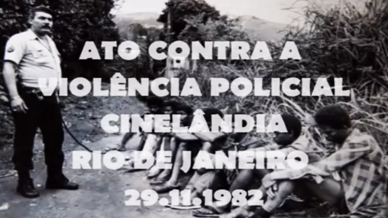 CULTNE - Ato P&uacute;blico contra a Viol&ecirc;ncia Policial - 1982