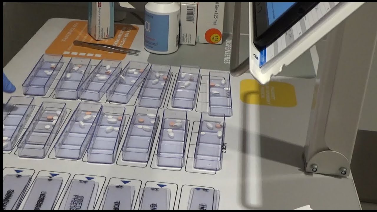 medicin dispensering/dosering i prim&aelig;r sektor. dokumentationssystem cura.  sosu fag. sygepleje