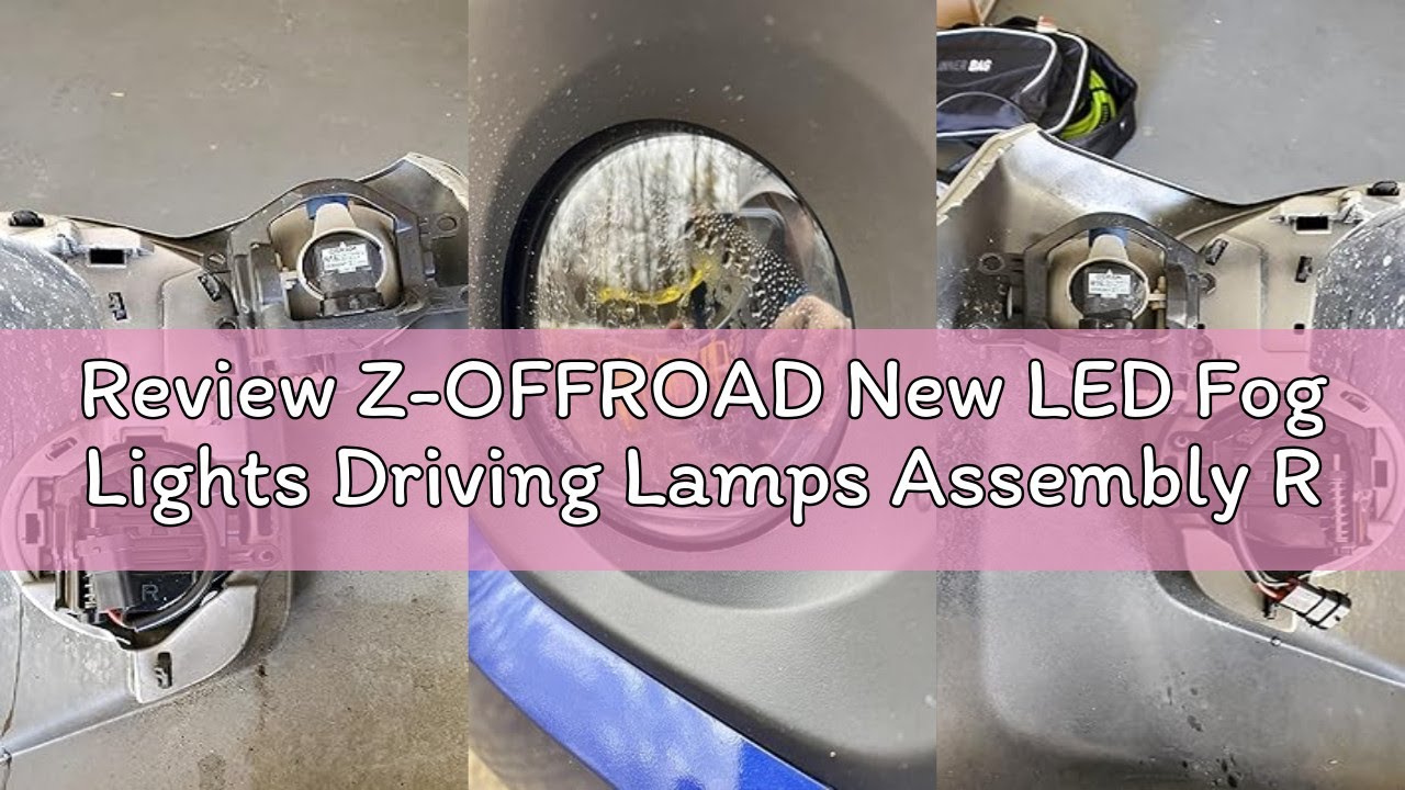 Review Z-OFFROAD New LED Fog Lights Driving Lamps Assembly Replacement for 2016-2022 Tacoma 2009-201