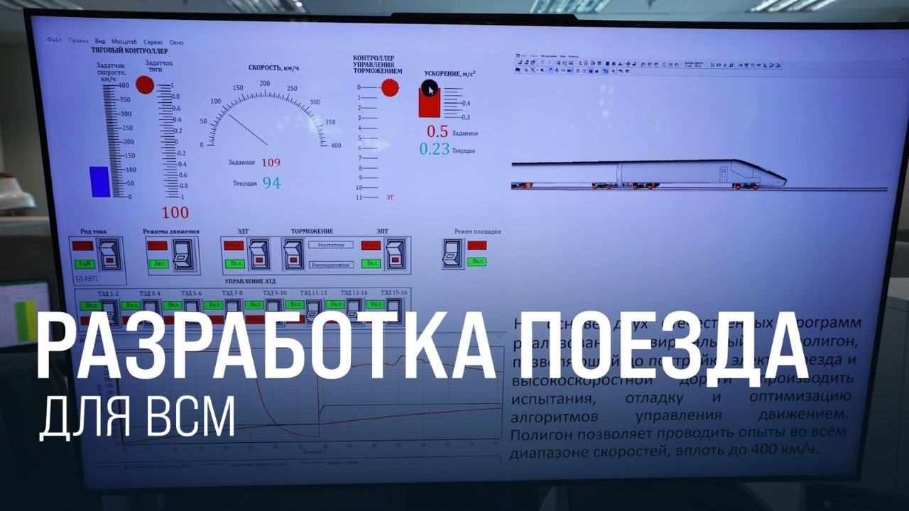 Высокие скорости. В Сколкове тестируют системы для поезда будущей ВСМ
