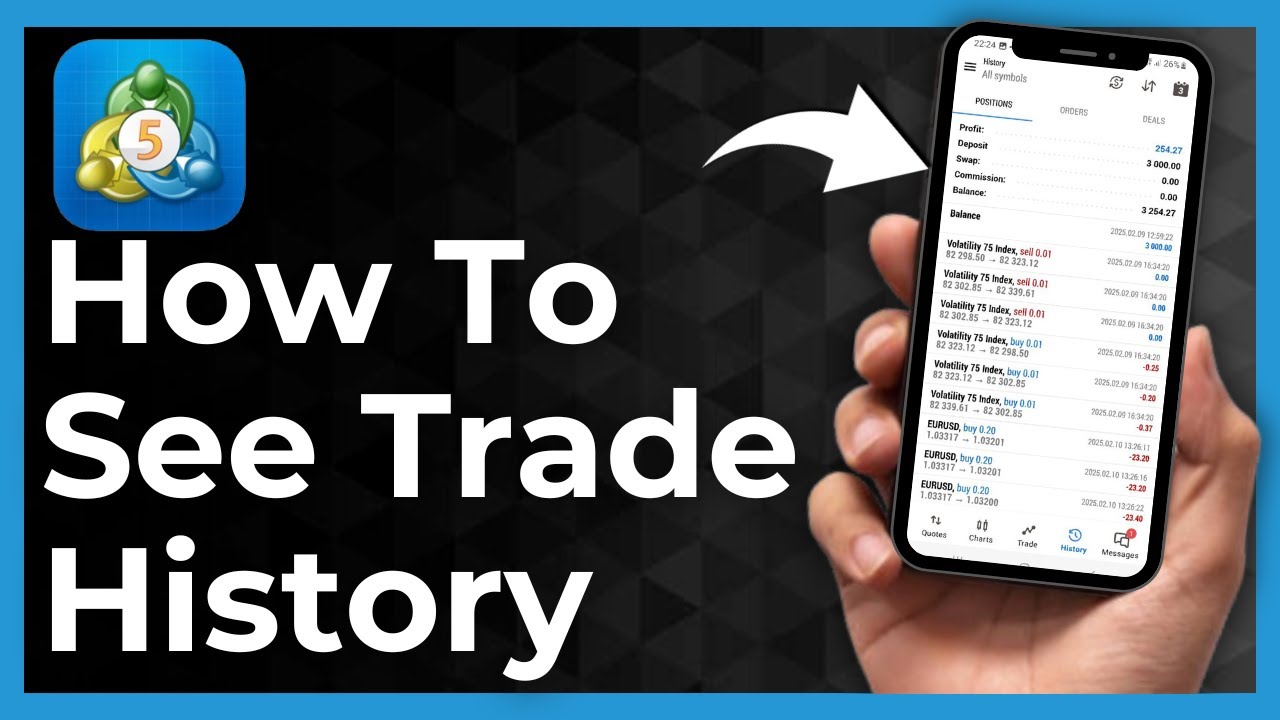 How To See Trade History On Metatrader 5 Mobile