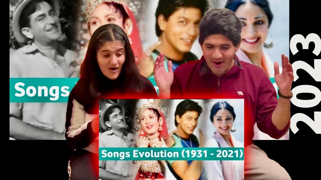 Pakistani Reaction on  Evolution Of Hindi Film Songs(1931 - 2021) | Most Popular Song Each Year 2023