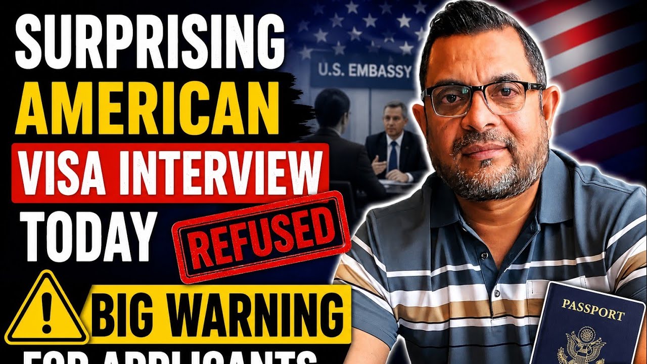 Surprising American Visa Interview Today | Big Warning for Visa Applicants | July 28, 2026