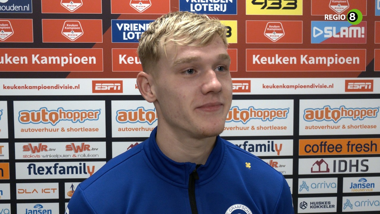 Nils Eggens na De Graafschap-Jong Ajax: 'Mijn avond kan niet meer stuk'