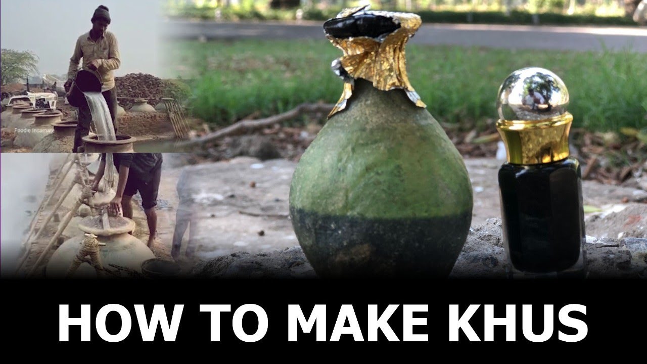 How to make Pure Organic #khus @Usman Baig Fragrance #india #kannuj || 03234706471