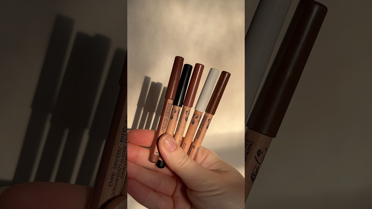 make up forever color pencil lipliner and eyeliner kit! #makeupforever #mufe #giftset #swatches