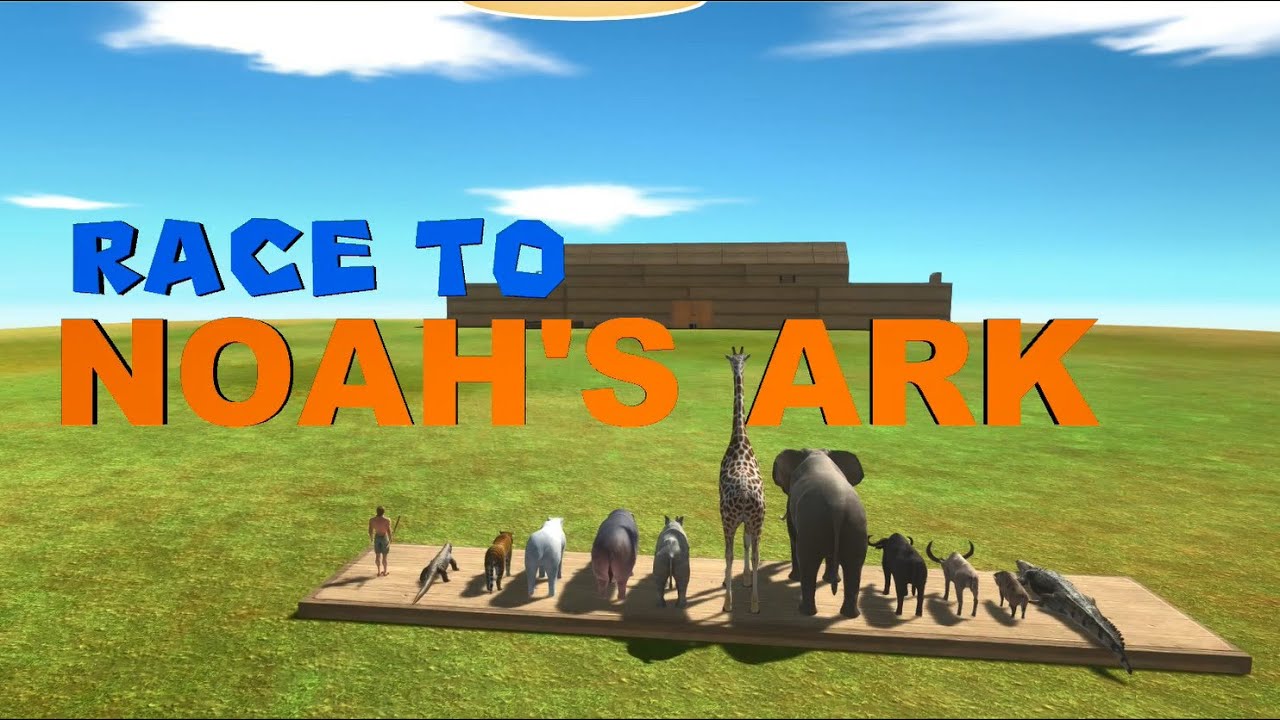 Noah's Ark animal races | Noah's Ark | Noah and the Flood | Bible Stories