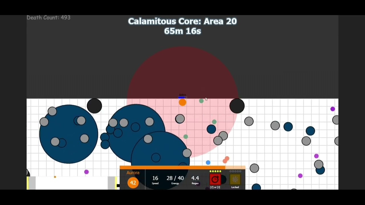 Evades.io Beating Calamitous Core Area 20 (By Me)