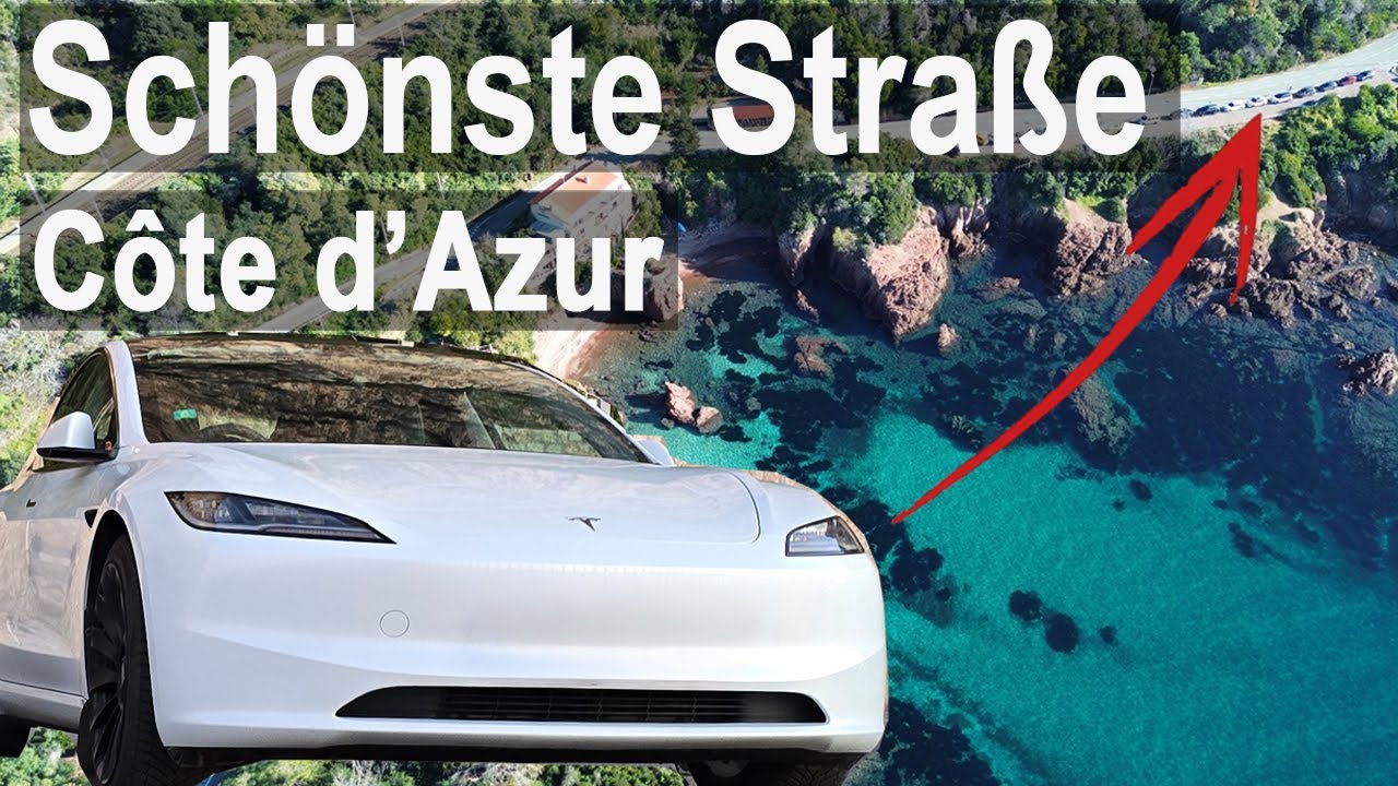Die schönste Straße Frankreichs im Tesla Model 3 Highland: Muss man mal gefahren sein!