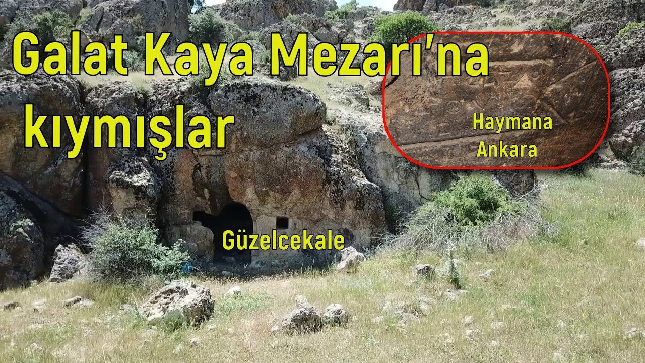 Galat bölgesi Güzelcekale'de bir kaya mezarı (05.06.2019)