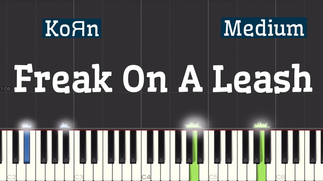 Korn - Freak On A Leash Piano Tutorial | Medium