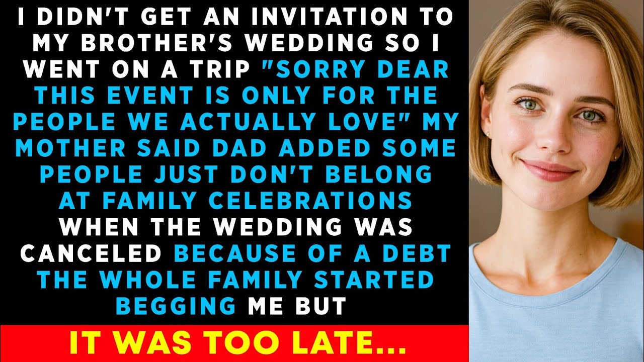 I Didn't Get INVITATION To My BROTHER'S WEDDING, So I Went On A TRIP 
