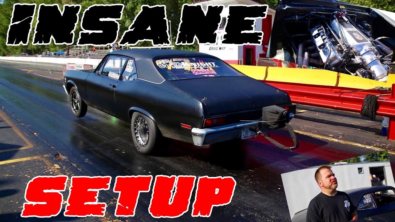 THE TURBO SETUP IN THIS OLD SKOOL SMALL BLOCK NOVA IS STRAIGHT INSANE!!