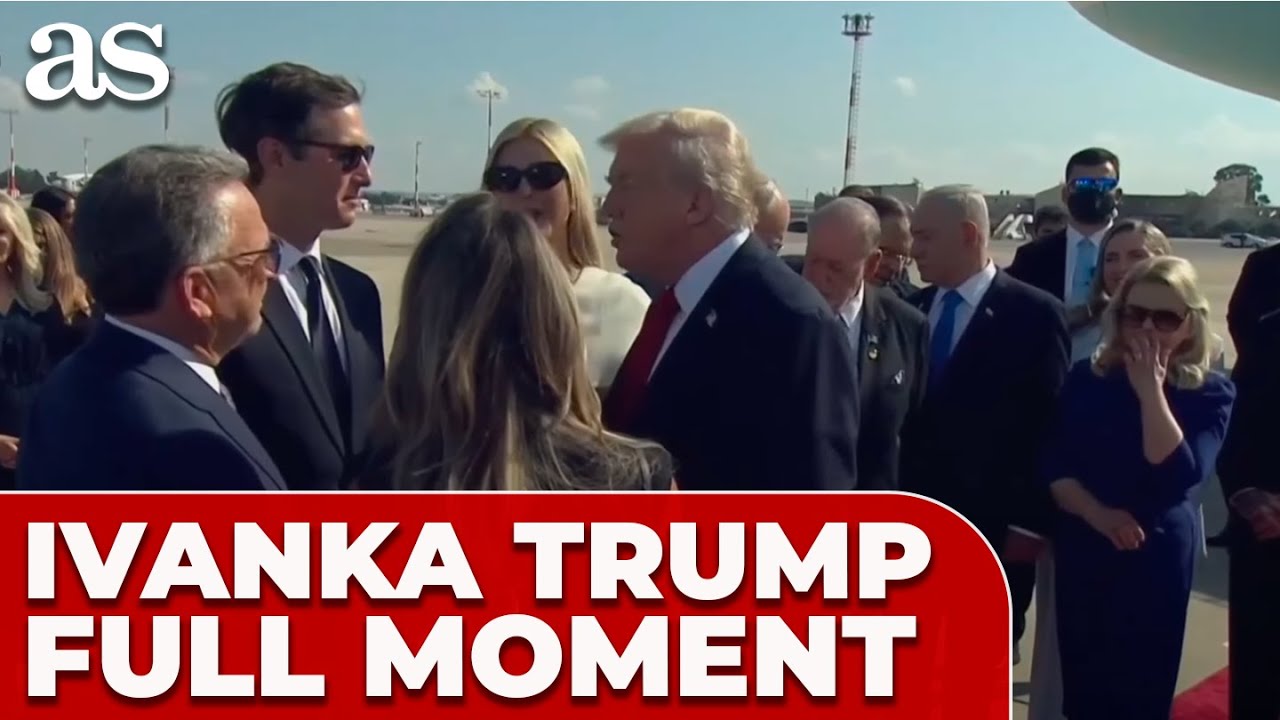 TRUMP´S FULL MOMENT with IVANKA TRUMP in his ARRIVAL to ISRAEL