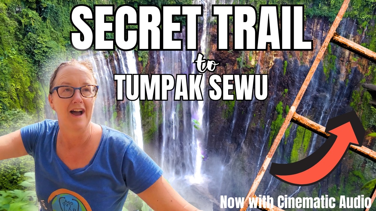 We Climbed THROUGH a Waterfall | Tumpak Sewu’s Hidden Exit Route! | Adventure Travel JAVA