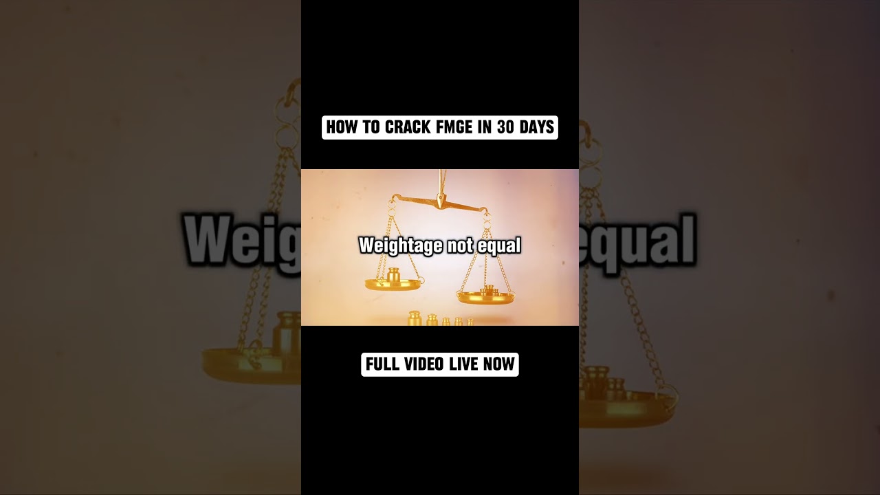 How to crack FMGE in 30 days #fmge #fmge2025 #fmgepreparation