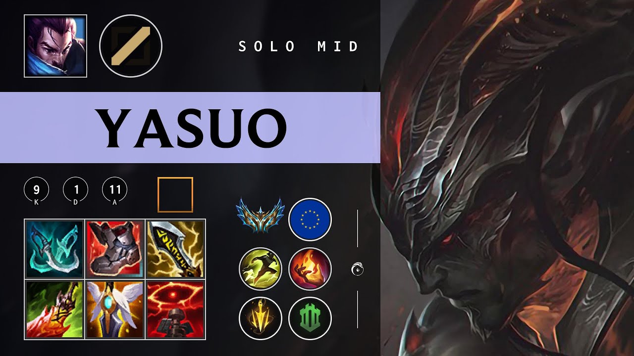 Yasuo Mid vs Ryze - EUW Challenger Patch 26.02