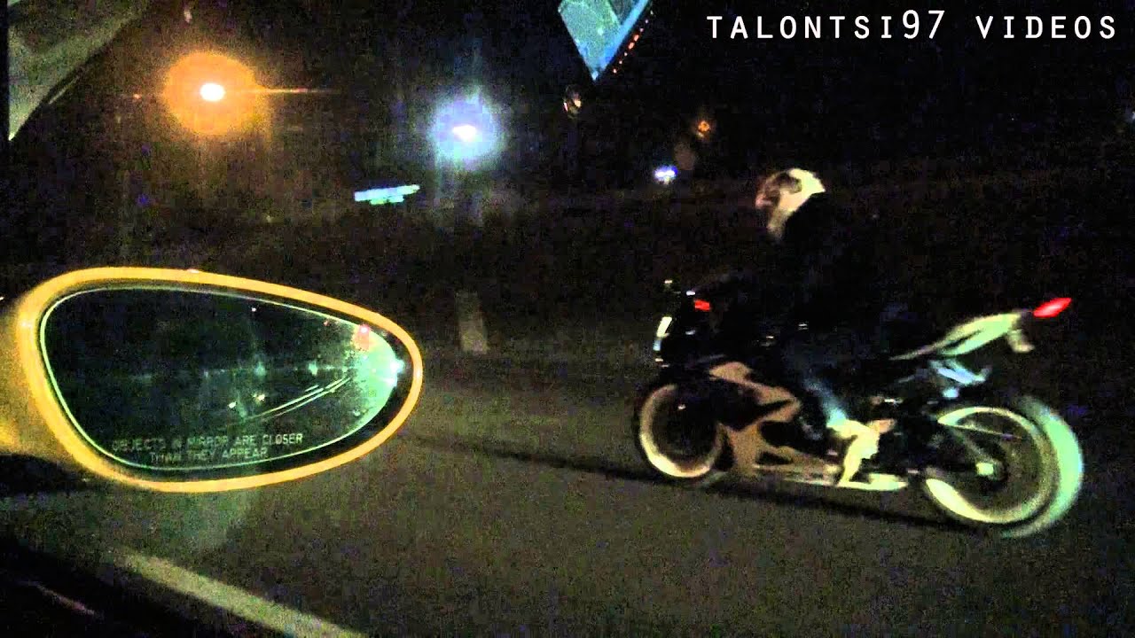 1000hp Spoolbus Porsche vs GSXR 1000cc roll racing