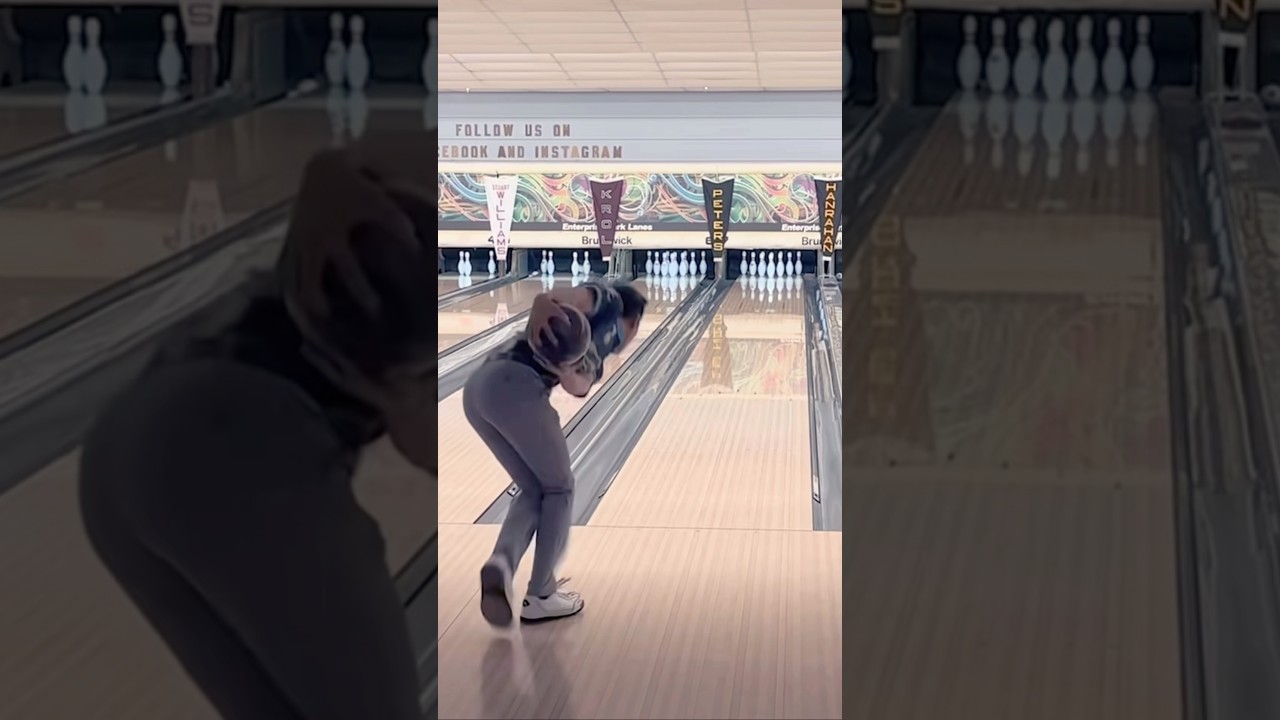 Darren Tang Converts to 2 Handed Bowling🤯#bowing #athlete #howdoesthisturnintothis #short #shorts