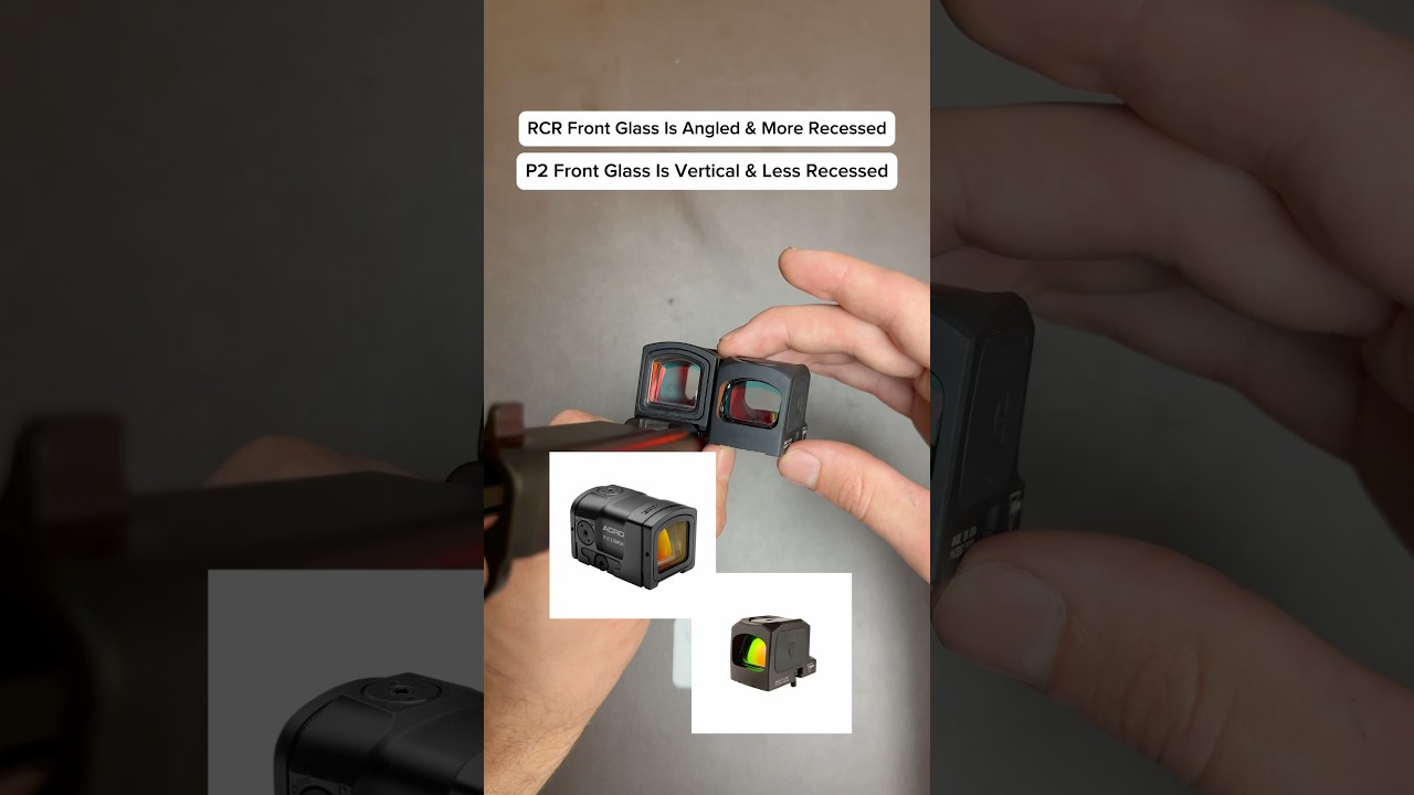 Сравнение новых прицелов Trijicon RCR и Aimpoint ACRO P-2 с закрытым излучателем и красной точкой
