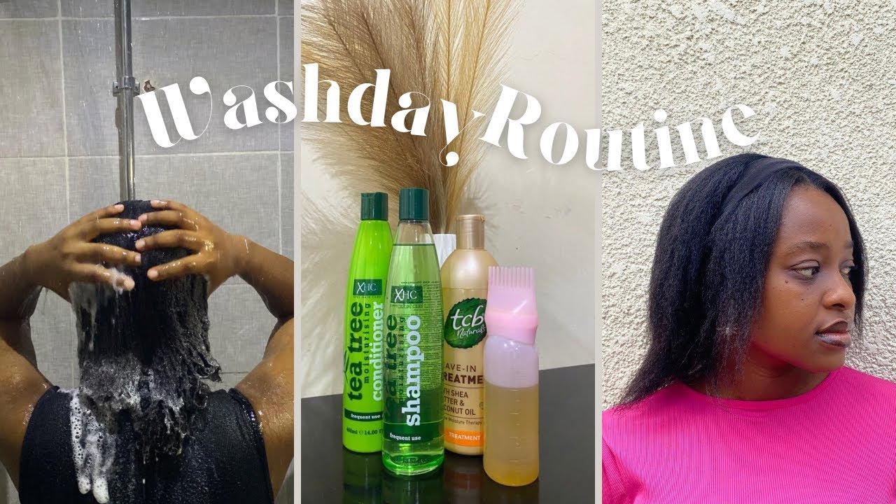 Relaxed Hair Wash Day Routine | How I Care for My Relaxed Hair at Home | Step by Step