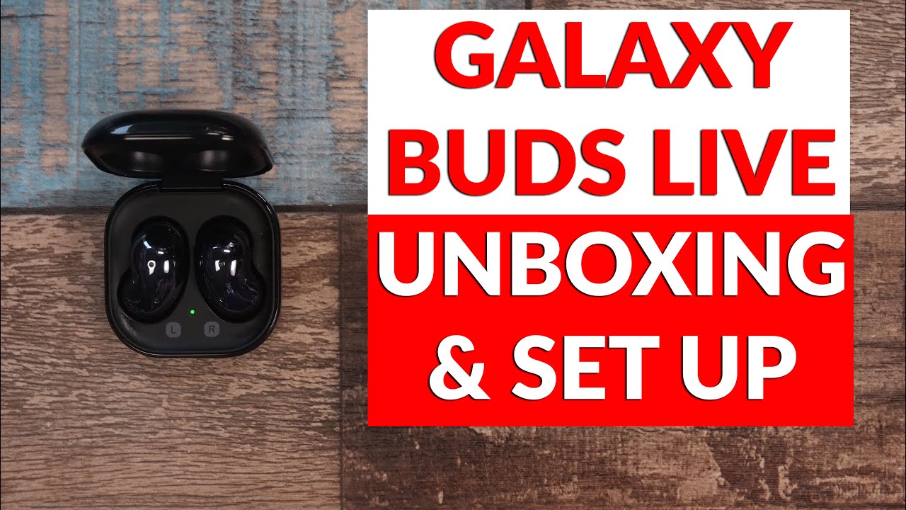 Samsung Galaxy Buds Live Unboxing and Set Up with Any Android Phone