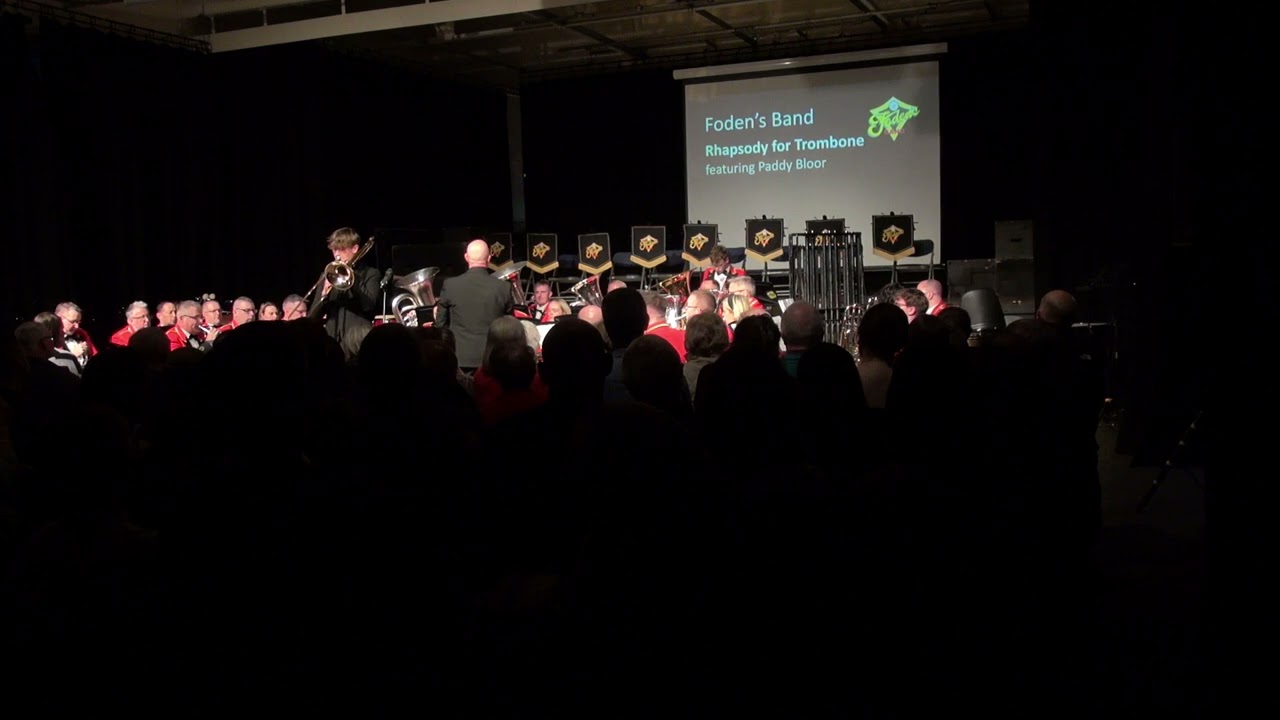 Paddy Bloor with Foden's Band - Rhapsody for Trombone by Gordon Langford