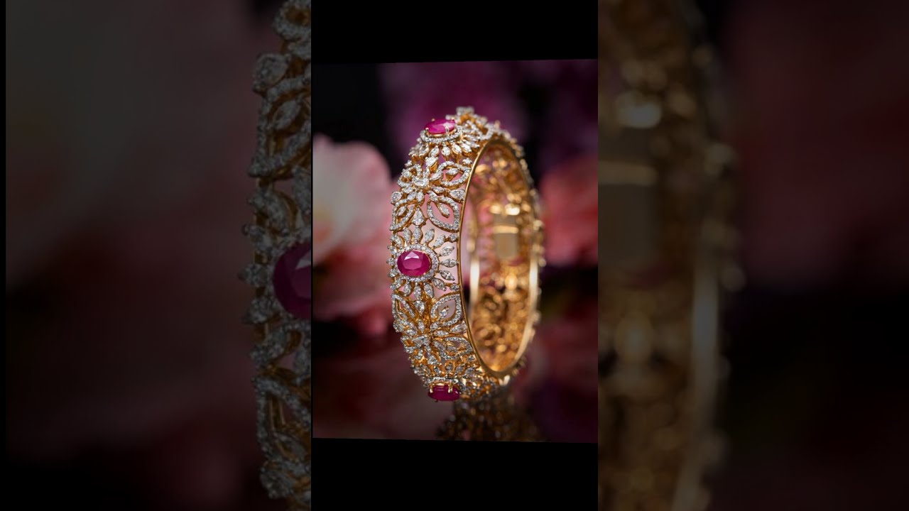 Ruby Diamond Bangles