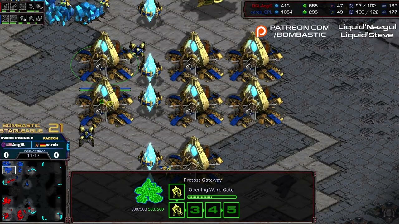 BSL 21 Gosuleague T2 Swiss Bracket Round 2 Aegis v Earob game 1