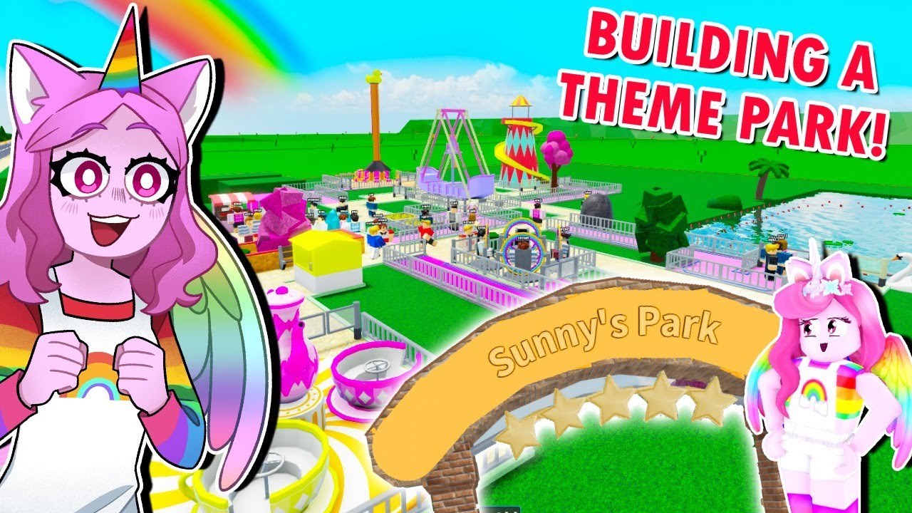 I Opened My Own THEMEPARK In ROBLOX!! (Roblox)
