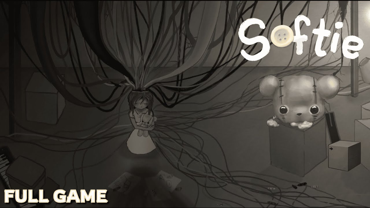 Short Creepy but Cute Game - Softie | Full Gameplay Playthrough | No Commentary
