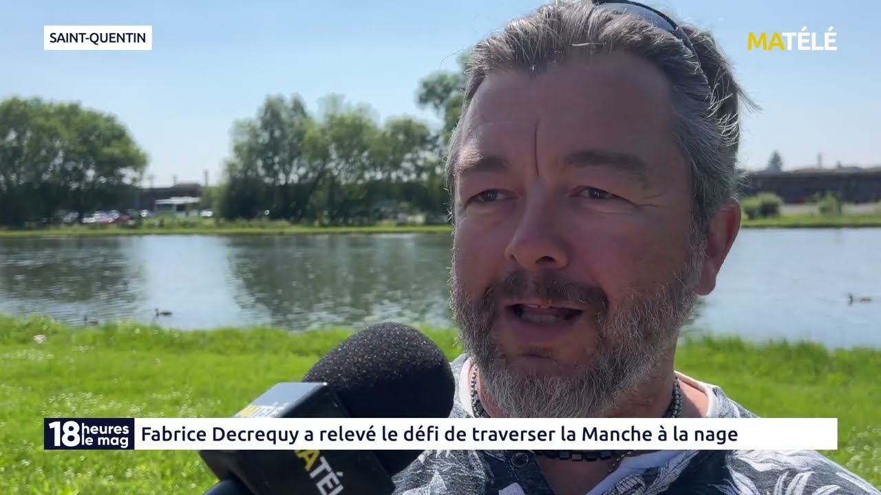 SPORT : Fabrice Decrequy a relevé le défi de traverser la Manche à la nage