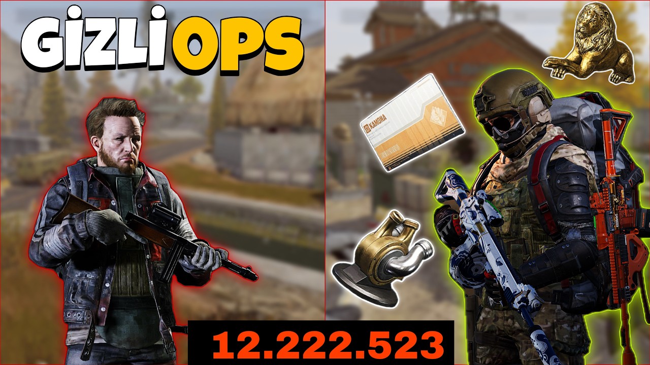 Scav Modda Milyonluk Ganimetler🔥Gizli Ops Yasak Bölge🔥Arena Breakout