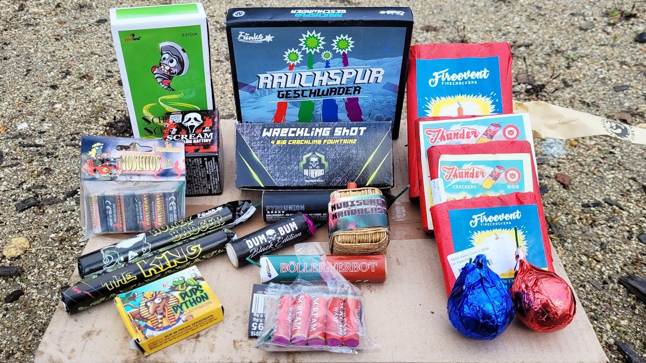 BÖLLER und FEUERWERK anzünden damit die SILVESTER VORFREUDE STEIGT!