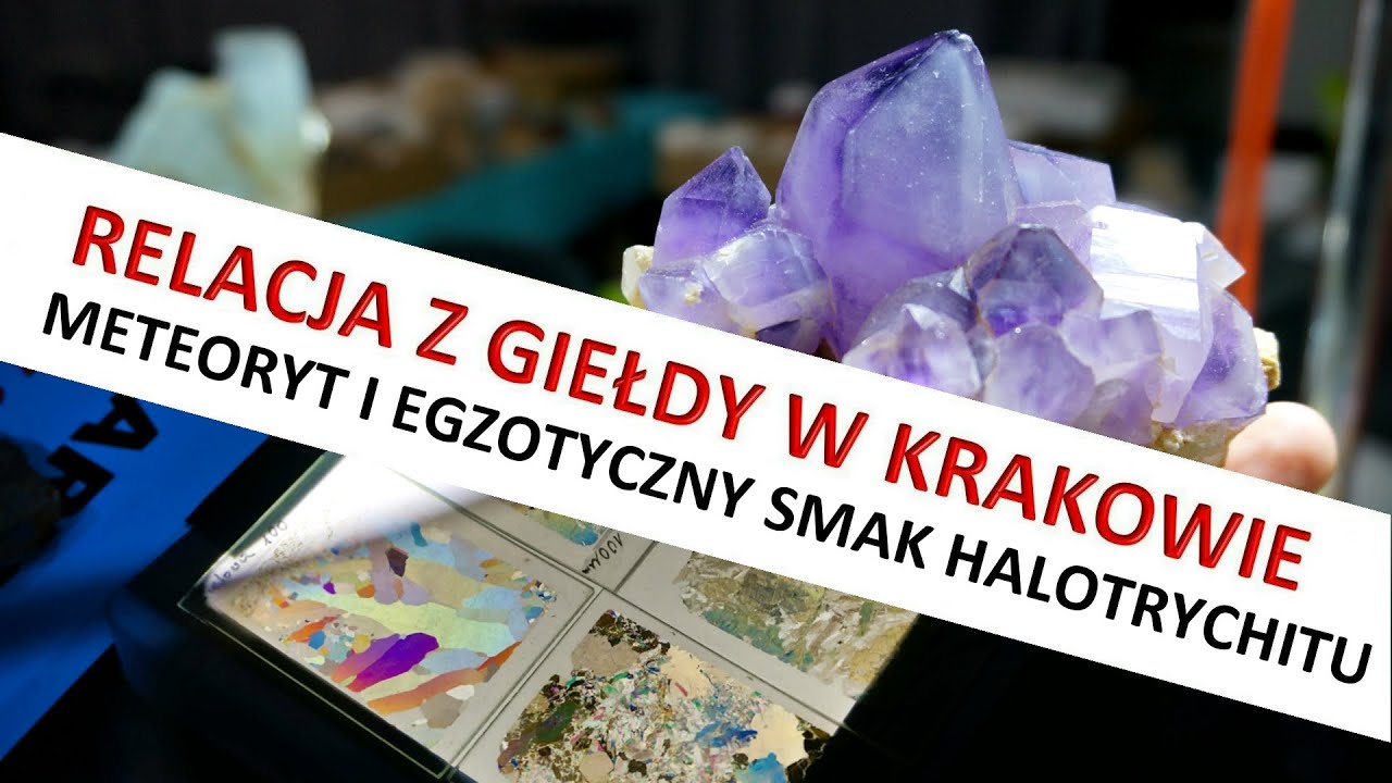 💥 Relacja z giełdy minerał&oacute;w w Krakowie 💎 Mineral Show & Sale in Krak&oacute;w, september 2022