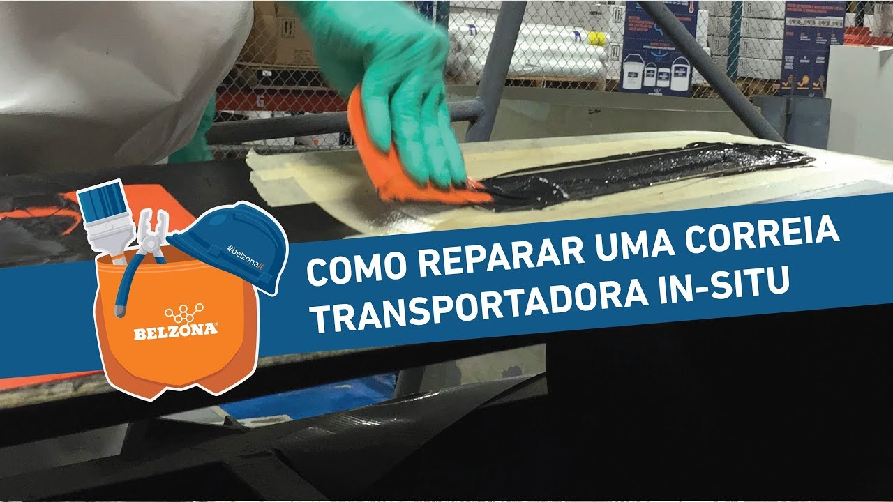 Como Reparar uma Correia Transportadora In-Situ