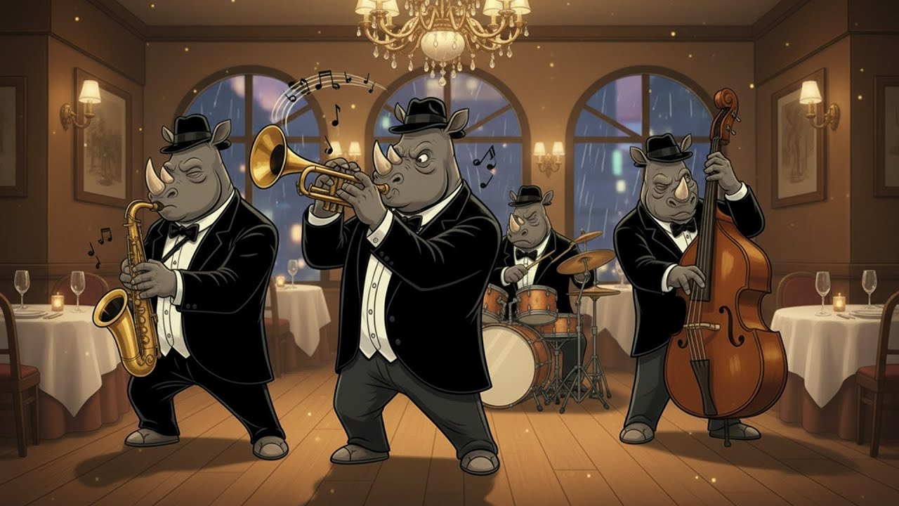Elegant Jazz Night with Rhino Musicians 🦏🎶