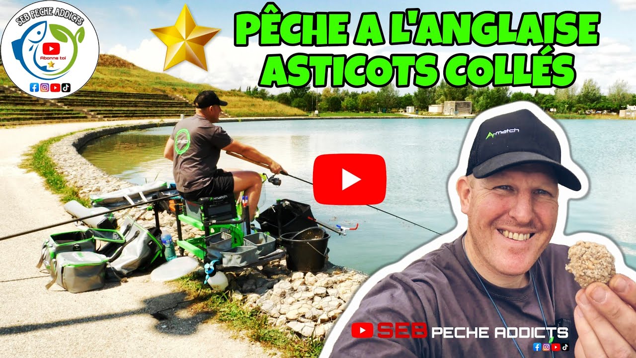 PECHE A L'ANGLAISE AVEC ASTICOTS COLLES