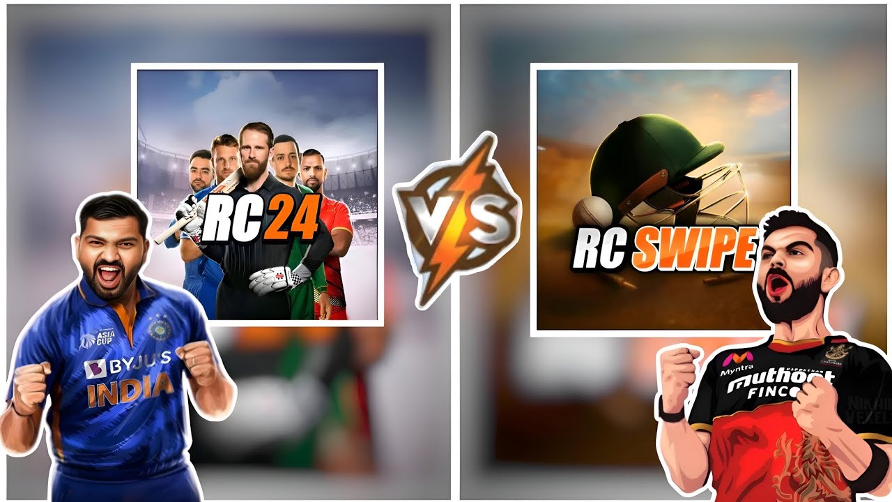 Real Cricket 24 Vs Real Cricket Swipe | Top 02 Cricket Games 2024 | Which One Best Rc24 Or Rc Swipe