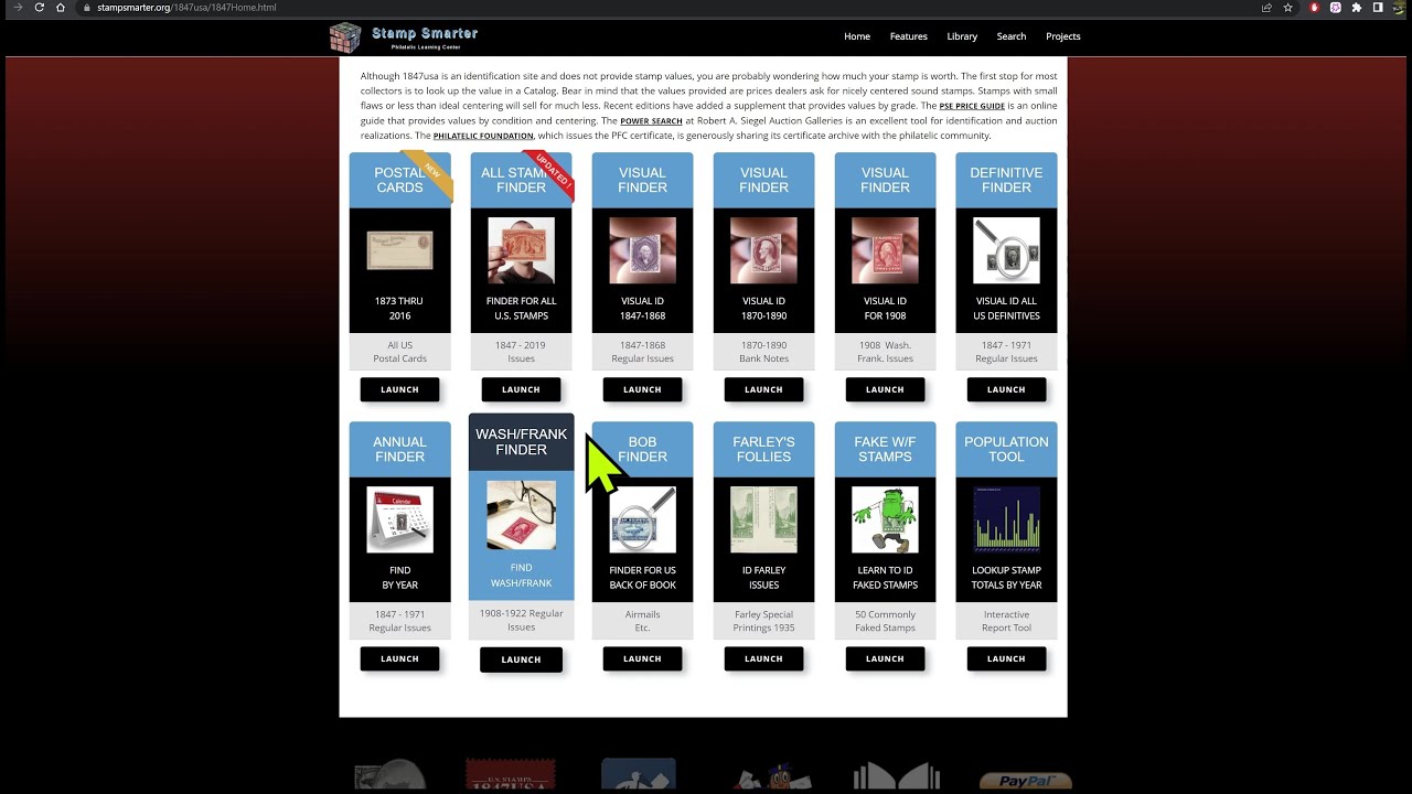 Online Stamp Collecting Resources - Buy/Sell/Supplies/Catalogs/Information/Tools