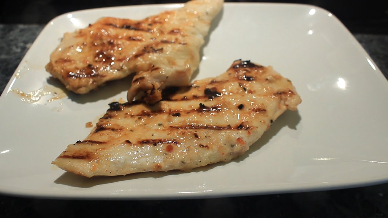 Grilled Chicken Breast & Thighs w  Italian Dressing Marinade