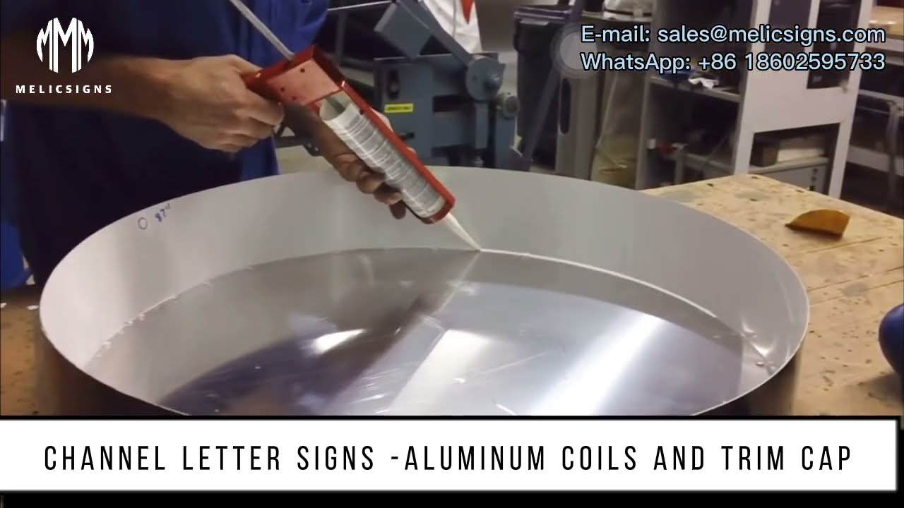 Melicsigns - Aluminum Channel Letter Coil and Trim Cap