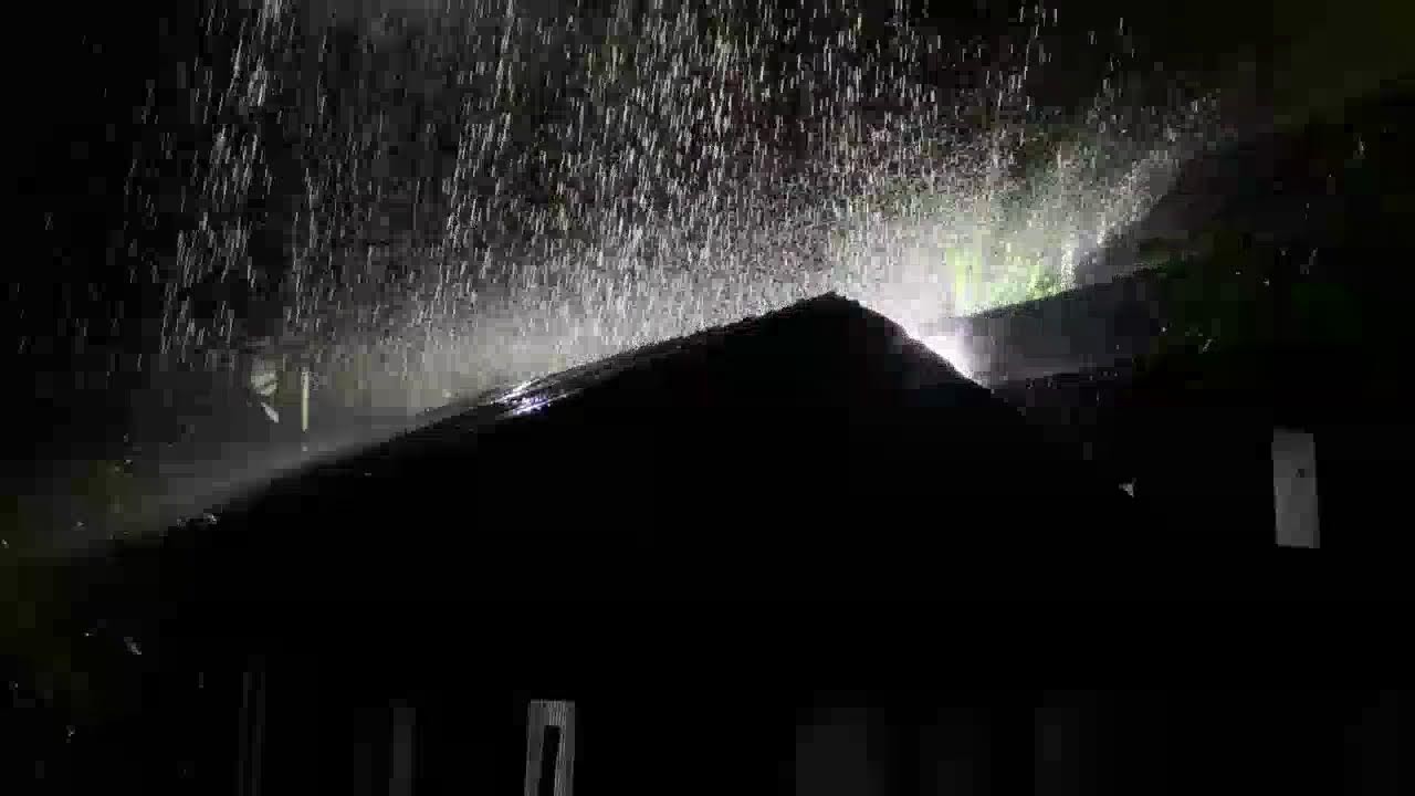 Rain on Roof Sounds for Sleeping 😴 Tin Roof Rain for Deep Sleep & Relaxation