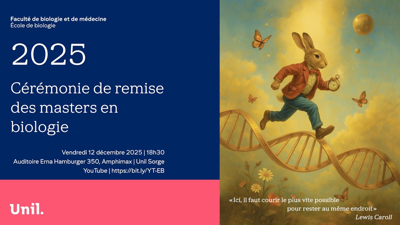 Cérémonie de remise des Masters en biologie 2025